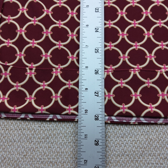 Jude Connally Women's Chris Printed Tunic in Burgundy‎ Maroon, Size S - Picture 6 of 11